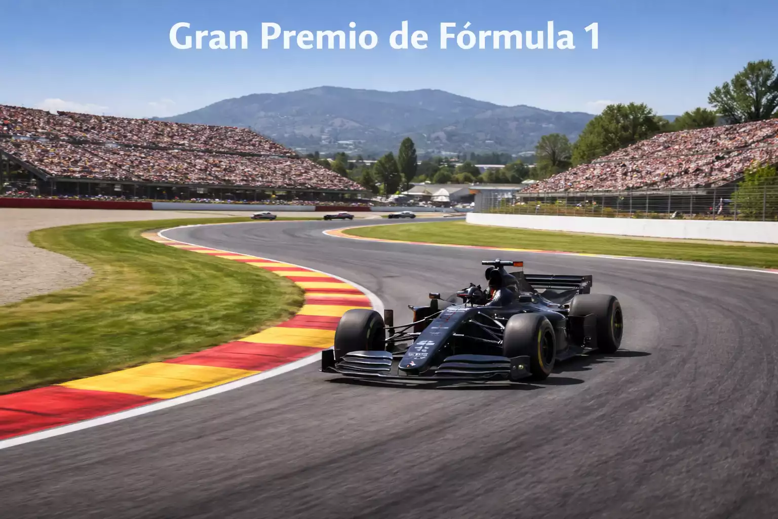 Monoplaza de Fórmula 1 en el Circuit de Barcelona-Catalunya